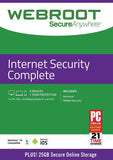 Webroot Internet Security Complete with Antivirus Protection – 2019 Software | 5 Device | 1 Year Subscription | PC/Mac CD with Keycard