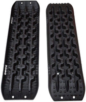 4x4 Recovery Traction Tracks (Set of 2) - Traction Mat Recovery Tool for Sand/Mud/Snow (Black)