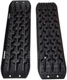 4x4 Recovery Traction Tracks (Set of 2) - Traction Mat Recovery Tool for Sand/Mud/Snow (Black)