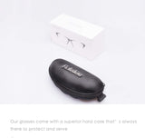 Hulislem S1 Sport Polarized Sunglasses FDA Approved Black- Blue