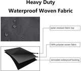 4 Feet Log Rack Cover Heavy Duty Waterproof Patio Firewood Rack Cover (Grey)