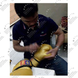 Gold Boxing Glove Signed By Manny Pacquiao In Gift Box