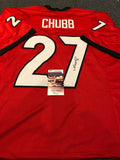 GEORGIA BULLDOGS NICK CHUBB AUTOGRAPHED SIGNED JERSEY JSA COA