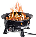 Firebowl 883 Mega Outdoor Propane Gas Fire Pit with UV and Weather Resistant