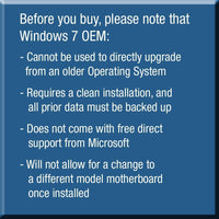 Win 7 Professional 64 bit SP1 System Builder DVD 1 Pack OEM (NЕW)