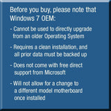 Win 7 Professional 64 bit SP1 System Builder DVD 1 Pack OEM (NЕW)