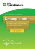 QuickBooks Desktop Premier 2019, 5 User [PC Download][Old Version]