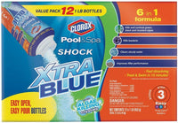 Clorox Pool&Spa Shock XtraBlue 12 Pack (1 lb Bottles)