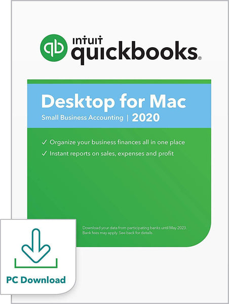 QuickBooks Desktop for Mac 2020 Accounting Software for Small Business with Amazon Exclusive Shortcut Guide [Mac Download]