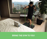 Full Portable Gym Home Workout Package + 1 Set of Resistance Bands-Green - Full Gym