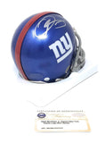 Odell Beckham Jr New York Giants Signed Autograph Mini Helmet Steiner Sports Certified