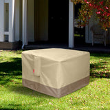 Gas Fire Pit Cover Square - 600D Heavy Duty Patio Outdoor Fire Pit Table Cover