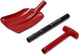 e 4004 One Size Aluminum Sport Utility, 3 Piece Collapsible Design, Red
