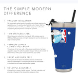NBA & NCAA 30oz Cruiser Tumblers with Closing Lid and Straw - NBA Atlanta Hawks