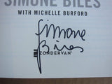 Simone Biles Olympic 5x Gold Medal Gymnast signed book Courage to Soar 1st Print