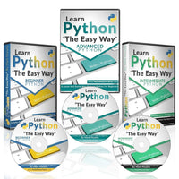 Learn Python Tutorial For Beginners Course. DVD | Python Programming For Beginners Training. Learning Python Just Got Easier.