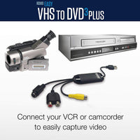 Easy VHS to DVD 3 Plus - Video to DVD Converter with 2 Extra DVDs