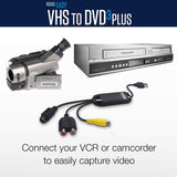 Easy VHS to DVD 3 Plus - Video to DVD Converter with 2 Extra DVDs