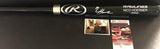 Nico Hoerner Chicago Cubs Autographed Signed Black Baseball Bat JSA WITNESS COA