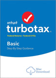 TurboTax Basic 2018 Tax Software [MAC Download]
