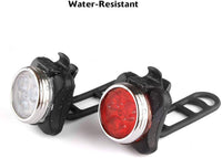 USB Rechargeable Bike Light Set,Super Bright Front Headlight and Free Rear LED Bicycle Light
