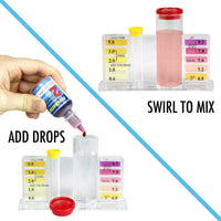 22260 5-Way Swimming Pool or Spa Water Chemistry Test Kit with Case, Essential Collection