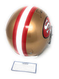 Deion Sanders San Francisco 49ers Signed Autograph Full Size Throwback Helmet PRIME TIME INSCRIBED Steiner Sports Certified