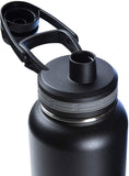 Thermoflask 50055 Double Stainless Steel Insulated Water Bottle, 18 oz, Black