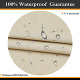 Gas Fire Pit Cover Square - 600D Heavy Duty Patio Outdoor Fire Pit Table Cover