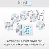 Roxio Toast 18 Titanium - Complete DVD Burner & Digital Media Suite [Mac Disc]
