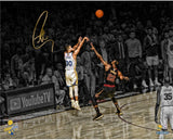 Stephen Curry Signed Autograph 20x24 Canvas Unstretched (Rolled Up) vs Lebron /30