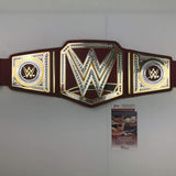 Autographed/Signed Ric Flair Red Toy Replica WWE Wrestling Championship Title Belt