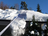 Goplus Roof Snow Rake Removal Tool 20 ft with Adjustable Telescoping Handle
