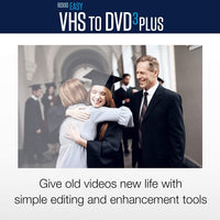 Easy VHS to DVD 3 Plus - Video to DVD Converter with 2 Extra DVDs