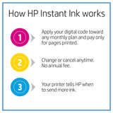 HP Instant Ink Business $20 Prepaid Card, use to enroll in 100, 300, 500 or 700 page plan (3YN94AN)