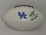 MARK STOOPS SIGNED FOOTBALL KENTUCKY WILDCATS PROOF COACH
