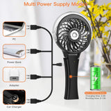 Handheld Misting Portable Hand Fan-Mini Rechargeable Battery Operated Fan