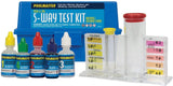 22260 5-Way Swimming Pool or Spa Water Chemistry Test Kit with Case, Essential Collection