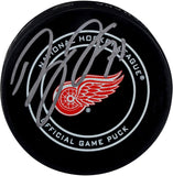 Dylan Larkin Detroit Red Wings Autographed Official Game Puck - Fanatics Authentic Certified - Autographed NHL Pucks