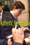 Sidney Crosby Autographed Pittsburgh Penguins Logo Stick Blade W/PROOF, Picture of Sidney Signing For Us, Pittsburgh Penguins, Team Canada, Olympics