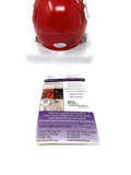Patrick Mahomes Kansas City Chiefs Signed Autograph Speed Mini Helmet #15 Added JSA Certified