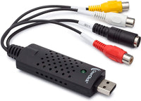 ClearClick VHS To DVD Wizard with USB Video Grabber & Free USA Tech Support