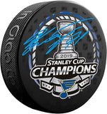 Vladimir Tarasenko St. Louis Blues 2019 Stanley Cup Champions Autographed Stanley Cup Champions Logo Hockey Puck - Fanatics Authentic Certified