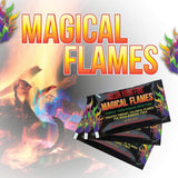 Magical Flames 25-pack: TWICE THE COLOR, half the price! Creates Vibrant, Rainbow Colored Flames