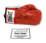 George Foreman Signed Autograph Boxing Glove Red Foreman Authentic Certified