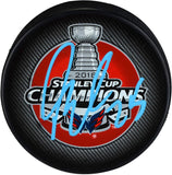 Devante Smith-Pelly Washington Capitals 2018 Stanley Cup Champions Autographed Stanley Cup Champions Logo Hockey Puck - Fanatics Authentic Certified