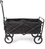 Mac Sports Collapsible Folding Outdoor Utility Wagon, Black