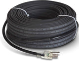 Heat Tape Pro for Ice Dam Prevention Heavy Duty - Self-Regulating - Plug-in Ready Heat Cable