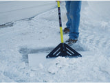 J&M JM Enterprises TV206972 Snowplow Snow Pusher, 36", White