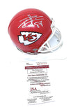 Travis Kelce Kansas City Chiefs Signed Autograph Mini Helmet JSA Certified